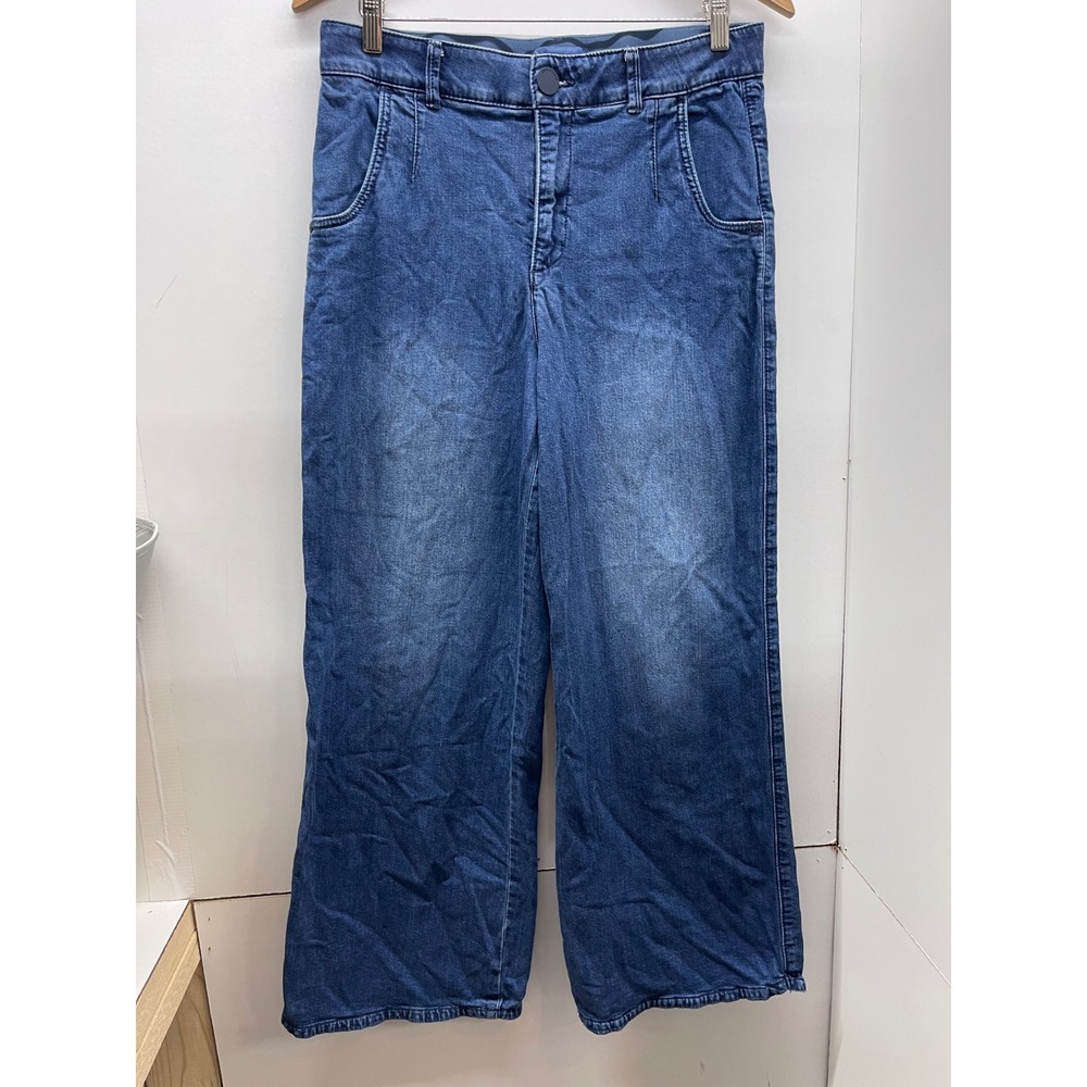Democracy Ab solution Wide Leg Jeans Medium Wash Blue Size 10 B2580E3PX